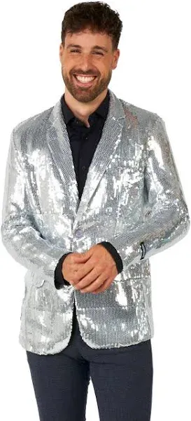 Silver Sequins Suitmeister  Blazer