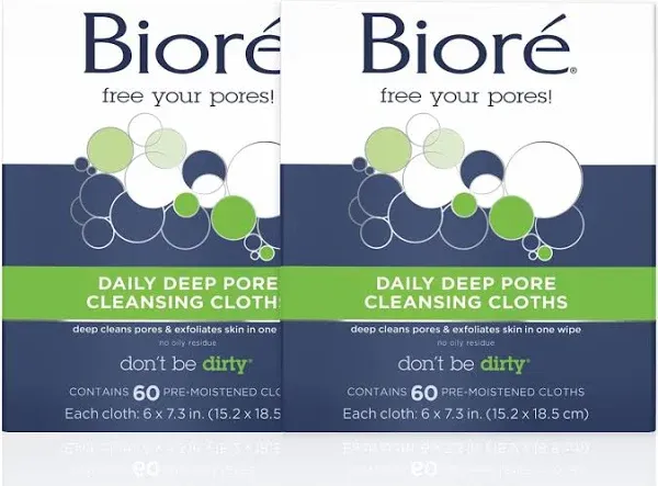 Bioré Daily Deep Pore Cleansing Cloths