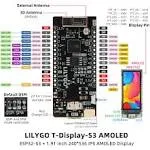 LILYGO LILYGO T-Display-S3 AMOLED ESP32-S3 1.91-inch RM67162 Display Development Board WiFi Bluetooth 5.0 Wireless Module