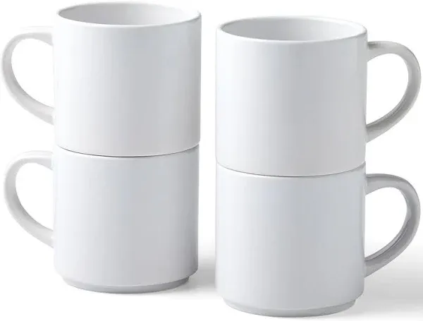 Cricut® 10oz. White Stackable Ceramic Mug Blanks, 4ct.