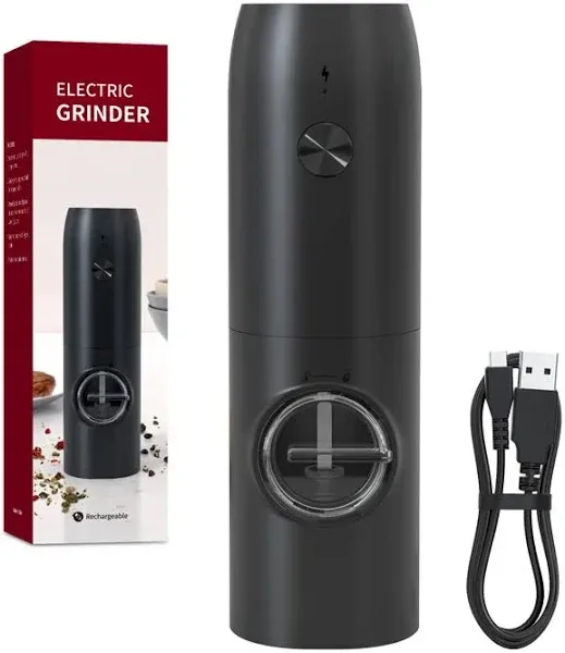 Electric Salt and Pepper Grinder Set