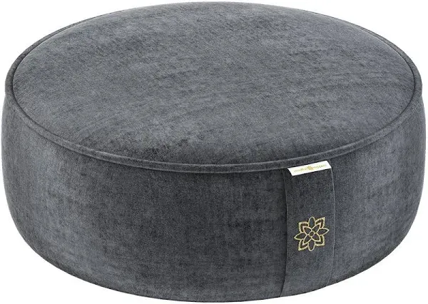 Mindful and Modern Velvet Meditation Cushion