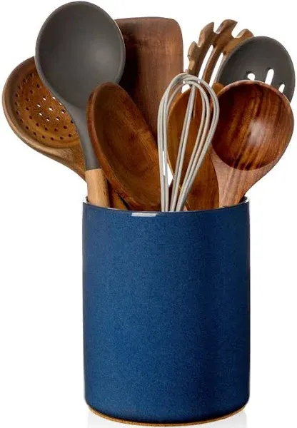 Nucookery Utensil Holder, 6.4&#034; Ceramic Kitchen Utensil Holder with Countertop...