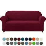 SUBRTEX Stretch Sofa Slipcover 1 Piece Sofa Covers for 3 Cushion Couch Washable 3 Seater Sofa Slipcovers for Living Room(Gray,Large)