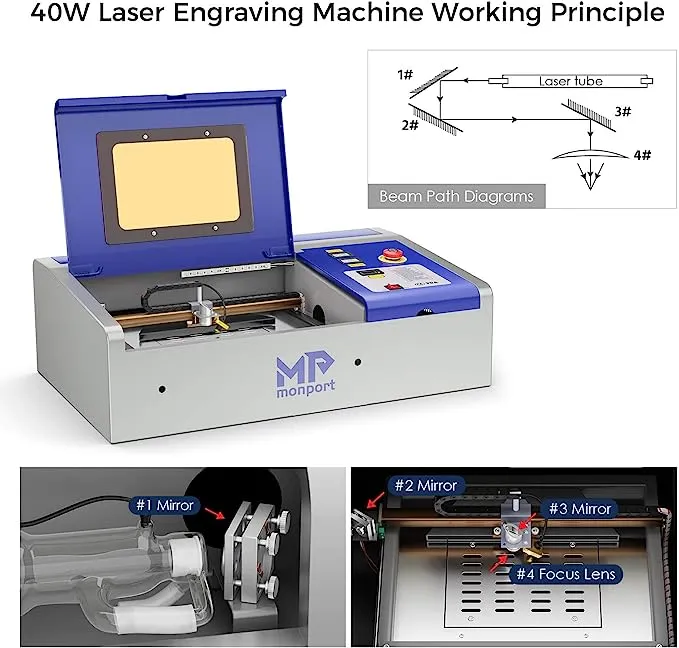 Monport 40W 2.0 Laser Engraver