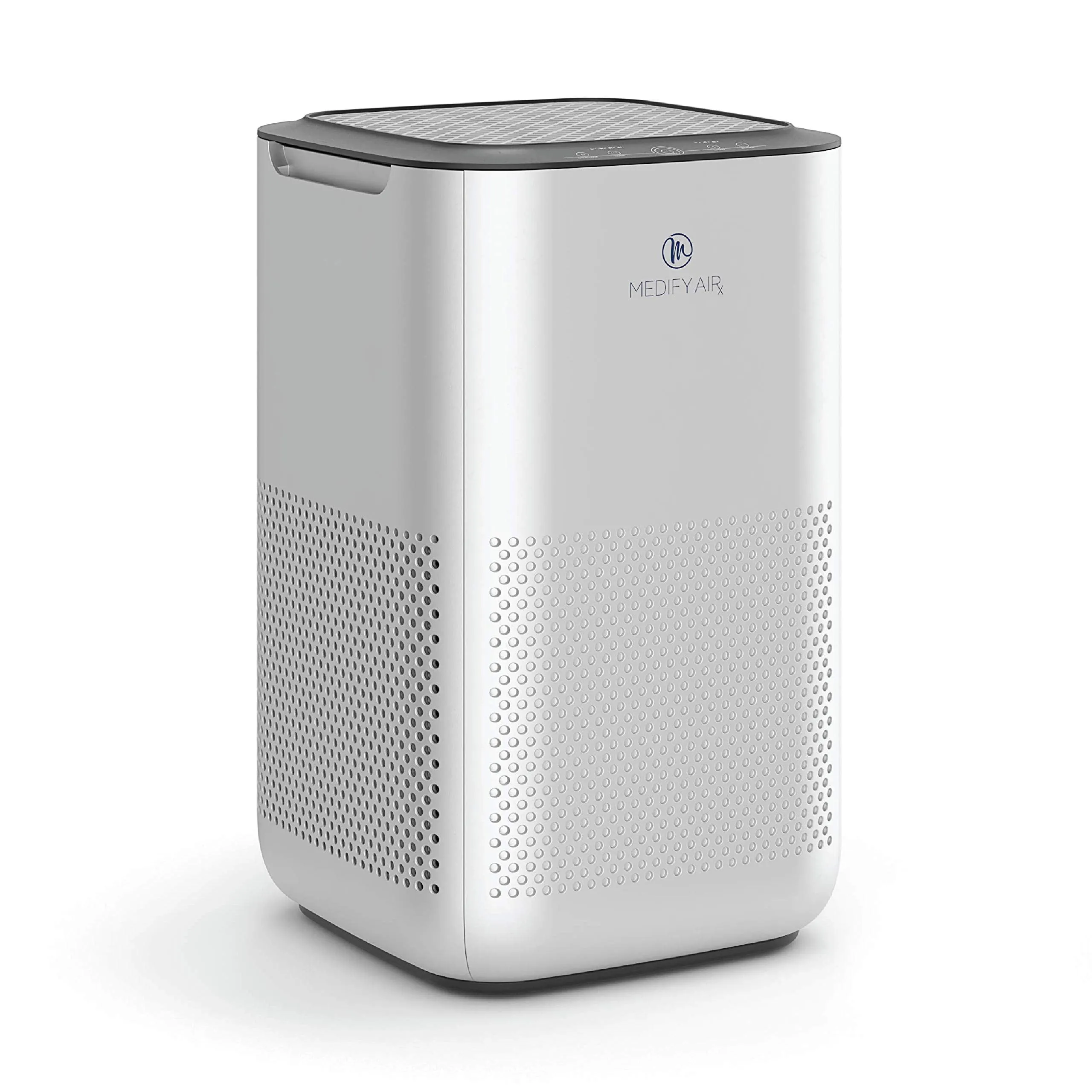 Medify Air MA-15 Air Purifier with H13 True HEPA Filter | 330 sq ft Coverage | for Allergens, Wildfire Smoke, Dust, Odors, Pollen, Pet Dander | Quiet 99.7% Removal to 0.1 Microns | Silver, 1-Pack