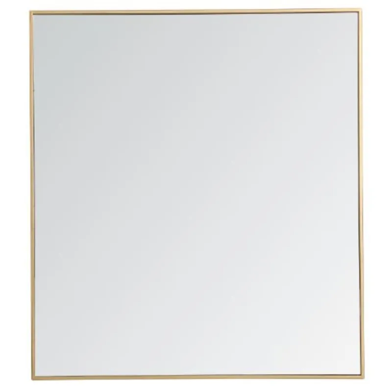 Elegant Decor Eternity Contemporary Metal Frame Mirror