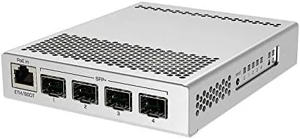 MikroTik 5-Port Desktop Switch 1 Gigabit Ethernet Port 4 SFP+ 10Gbps Ports (CRS305-1G-4S+IN)