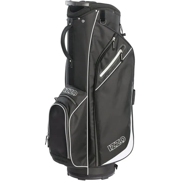 Izzo Golf Ultra-Lite Cart Bag - Black