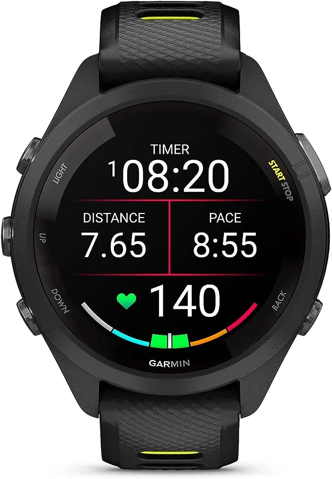 Garmin Forerunner 265S - Black/Amp Yellow