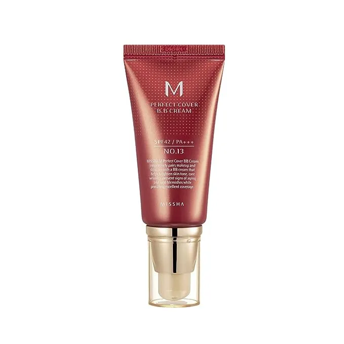 Missha, M Perfect Cover B.B Cream, SPF 42 PA+++, No. 25 Warm Beige, 1.7 oz (50 ml)