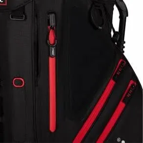 Titleist Hybrid 14 Stand Bag Black / Black / Red