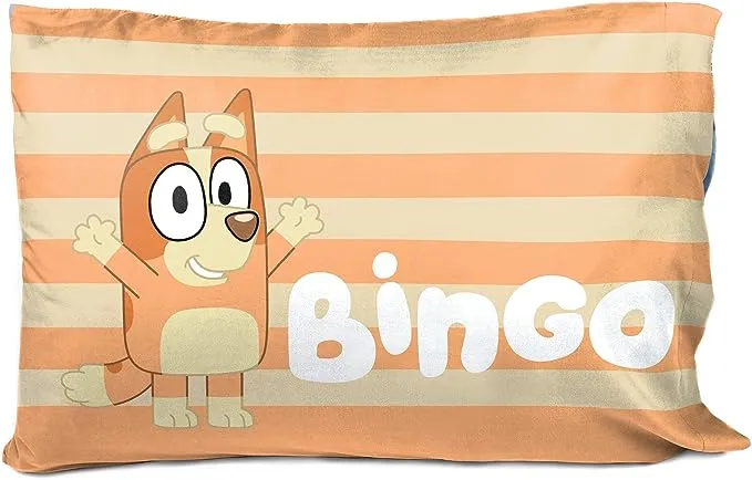 Bluey and Bingo Double Sided Pillow Case 1-Pack