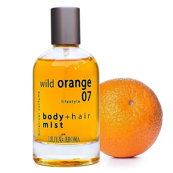 Liliya's Aroma Wild Orange 07, Orange & Orange Blossom Essential Oils, Tropical Scent 3.3 fl.oz