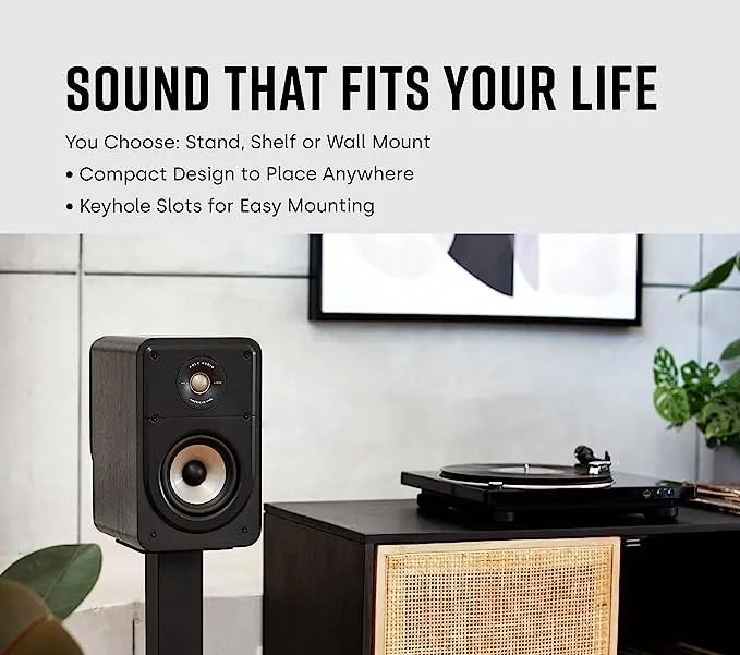 Polk Audio Signature Elite ES10 Surround Speakers (White, Pair)