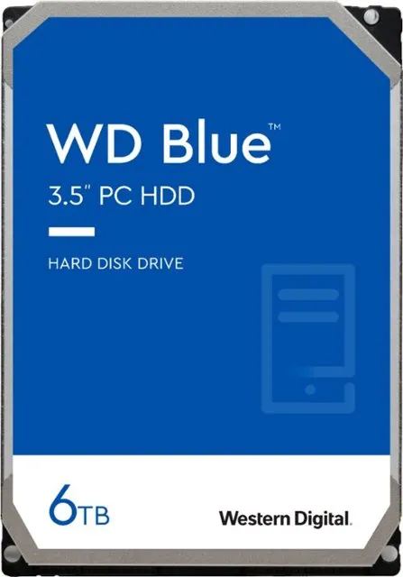 WD Blue 2TB Desktop Hard Disk Drive - 7200 RPM SATA 6Gb/s 256MB Cache 3.5 Inch - WD20EZBX