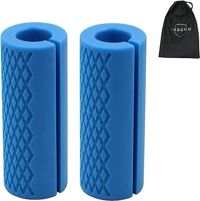 Iadumo Bar Grips For Weightlifting Thick Barbell Grips For Hands Stress Relieve ...