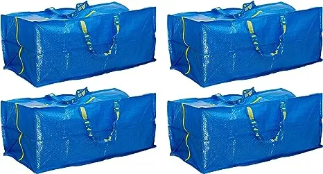 IKEA Frakta Storage Bag, Extra Large - Blue -- Set of 3