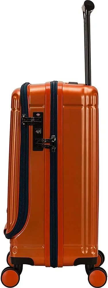 Rockland Tokyo Hardside Laptop Spinner Luggage, Orange, Carry-On 19-Inch