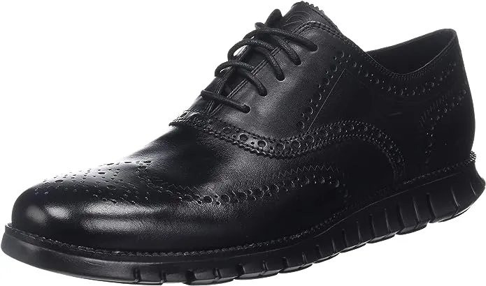 Cole Haan Men's Zerogrand Wingtip Oxford, Black / 12