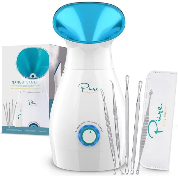 Pure Daily Care NanoSteamer Large 3-in-1 Nano Ionic Facial Steamer