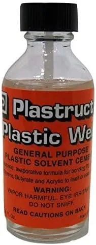 Plastruct Plastic Weld w/applicator 2oz Bottle