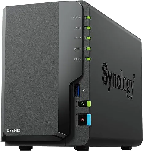 Synology 2-Bay DiskStation DS224+ (Diskless)