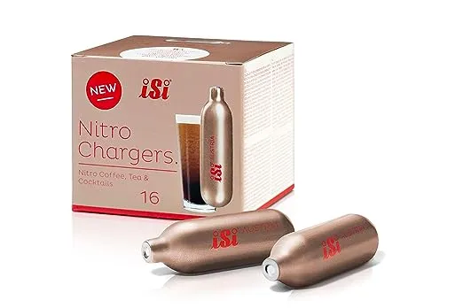 iSi Nitro Bronze Steel Coffee Charger, Pack of 16