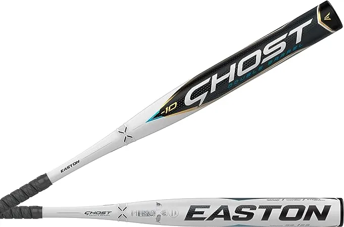 Easton | Bate de sóftbol de lanzamiento rápido de doble barril fantasma | Aprobado para todos los campos | -11 / -10 / -9 / -8 Drop | 2 piezas compuesto