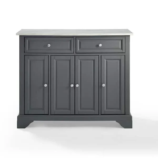 Crosley Furniture Avery Kitchen Island, Gray