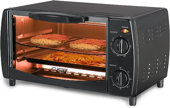 Commercial Chef 10 Liter 4 Slice Mechanical Toaster Oven