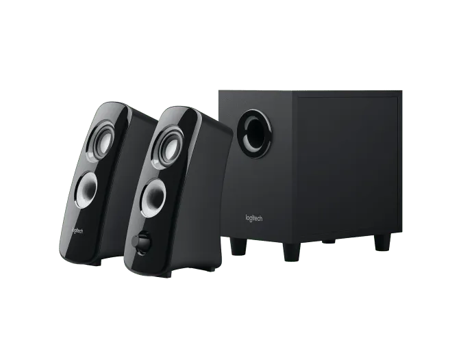 Logitech Z-323 - Sistema de altavoces - para PC - canal 2.1 - 30 vatios (Total)