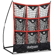 GoSports 9 Pocket Baseball and Softball Pitching Strike Zone Target Net