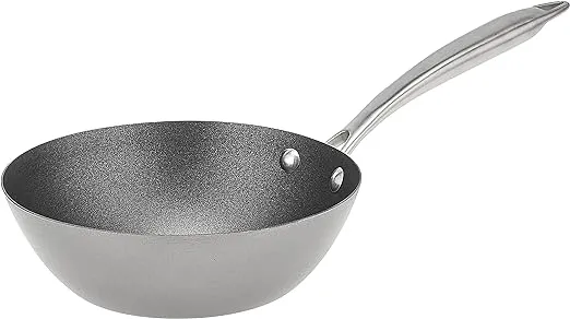 Nordic Ware Superior Steel Spun Wok, 8.5 -Inch,16400,Black