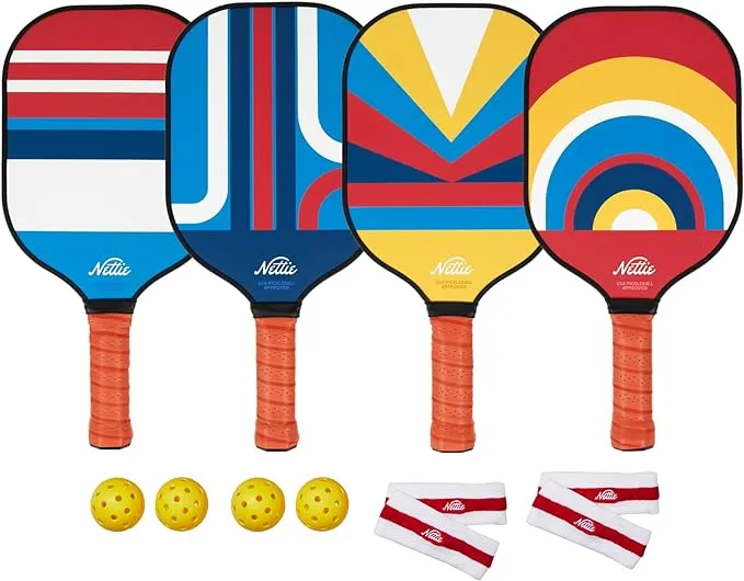 Nettie Family Pack Pickleball Paddle Set