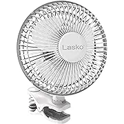 Lasko 2004W Clip Fan, 6", 2004