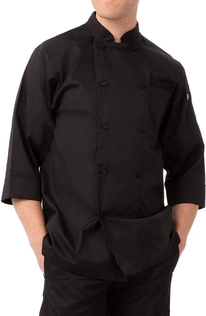 Chef Works Men's Morocco 3/4 Sleeve Chef Coat