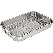 ExcelSteel 594 Roasting Pan, Stainless