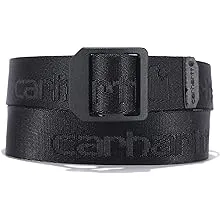 Carhartt Men's Casual Nylon Webbing Belts, Available in Multiple Styles, Colors & Sizes