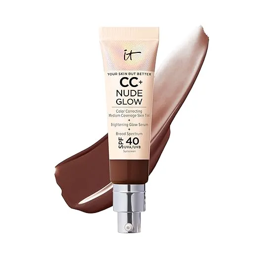 CC+ Nude Glow Lightweight Foundation + Glow Serum with SPF 40