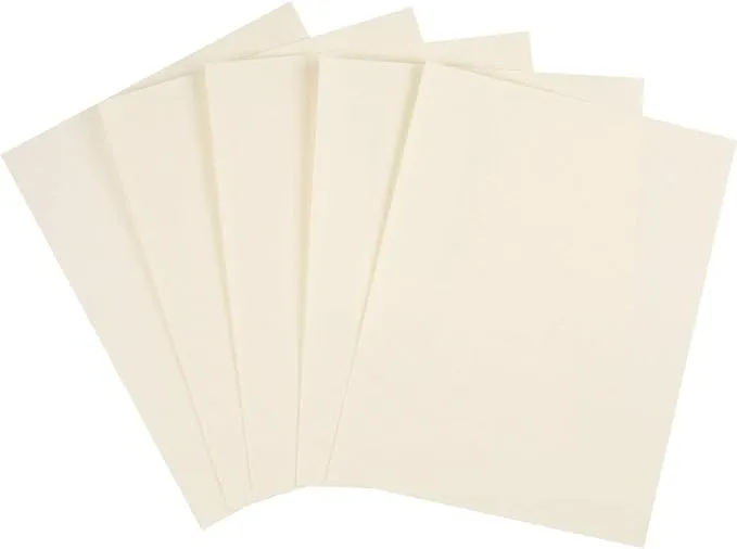 Staples 110 lb. Cardstock Paper, 8.5" x 11", Ivory, 250 Sheets/Pack (49703)