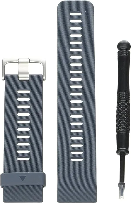 Garmin Approach S10 Replacement Watch Band, Granite Blue Silicone, (010-12795-00)