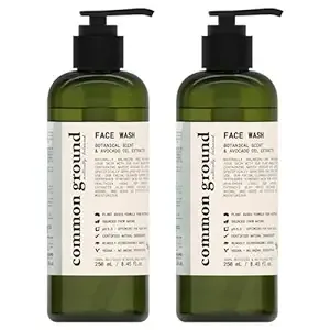 Common Ground - Natural Face Wash with Avocado Oil Extracts / 2-Pack of Face ...