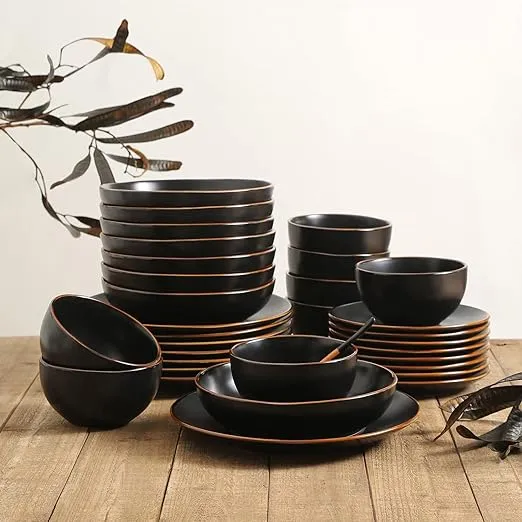 Stone +lain Brasa Stoneware Dinnerware Set