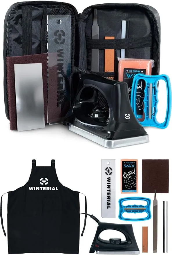 Winterial Snowboard Tuning Kit with All-Temp Snowboard Wax