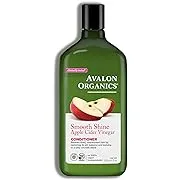 Avalon Organics Conditioner, Smooth Shine Apple Cider Vinegar, 11 Oz (Pack of 6)