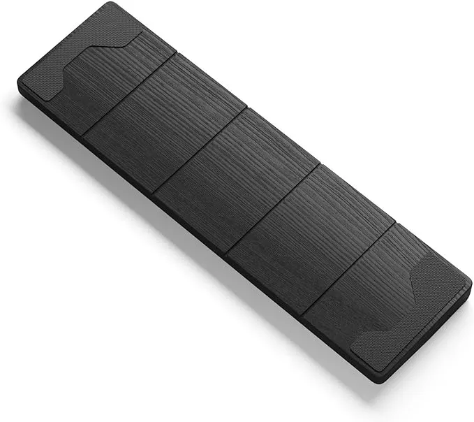 Glorious Wooden Wrist Rest - Compact - Onyx/Black - Mechanical Keyboards Wood Ergonomic Palm Rest| 12x4 inches/19mm Thick (GV-75-DARK)