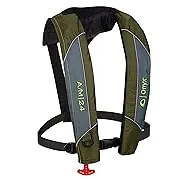 ONYX A/M-24 Automatic/Manual Inflatable Life Jacket, GreenONYX A/M-24 Automatic/Manual Inflatabl…