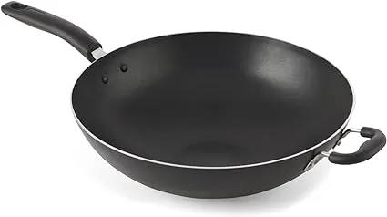 T-fal Specialty Nonstick Woks & Stir-Fry Pan 14 Inch Oven Broiler Safe 350F Cookware, Pots and Pans, Dishwasher Safe Black