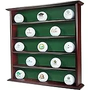 Clubhouse Collection Premium Golf Ball Cabinet Mahogany Finish NEW IN BOX